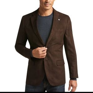 Men’s Brown Blazer - Modern Fit Sport Coat, Brown